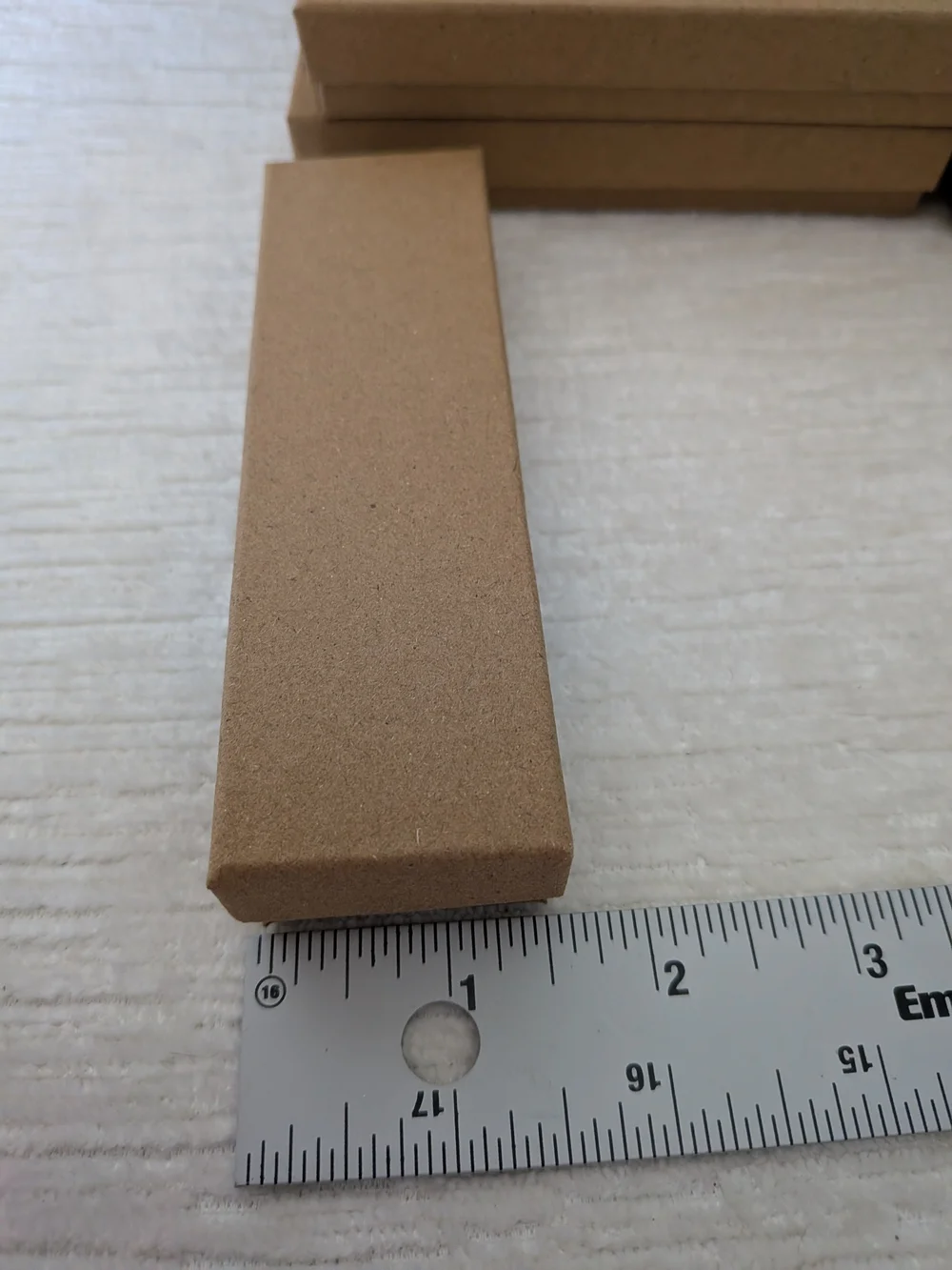 Kraft Paper Jewelry Gift Boxes Qty 10 With Cushion Inserts  5.25